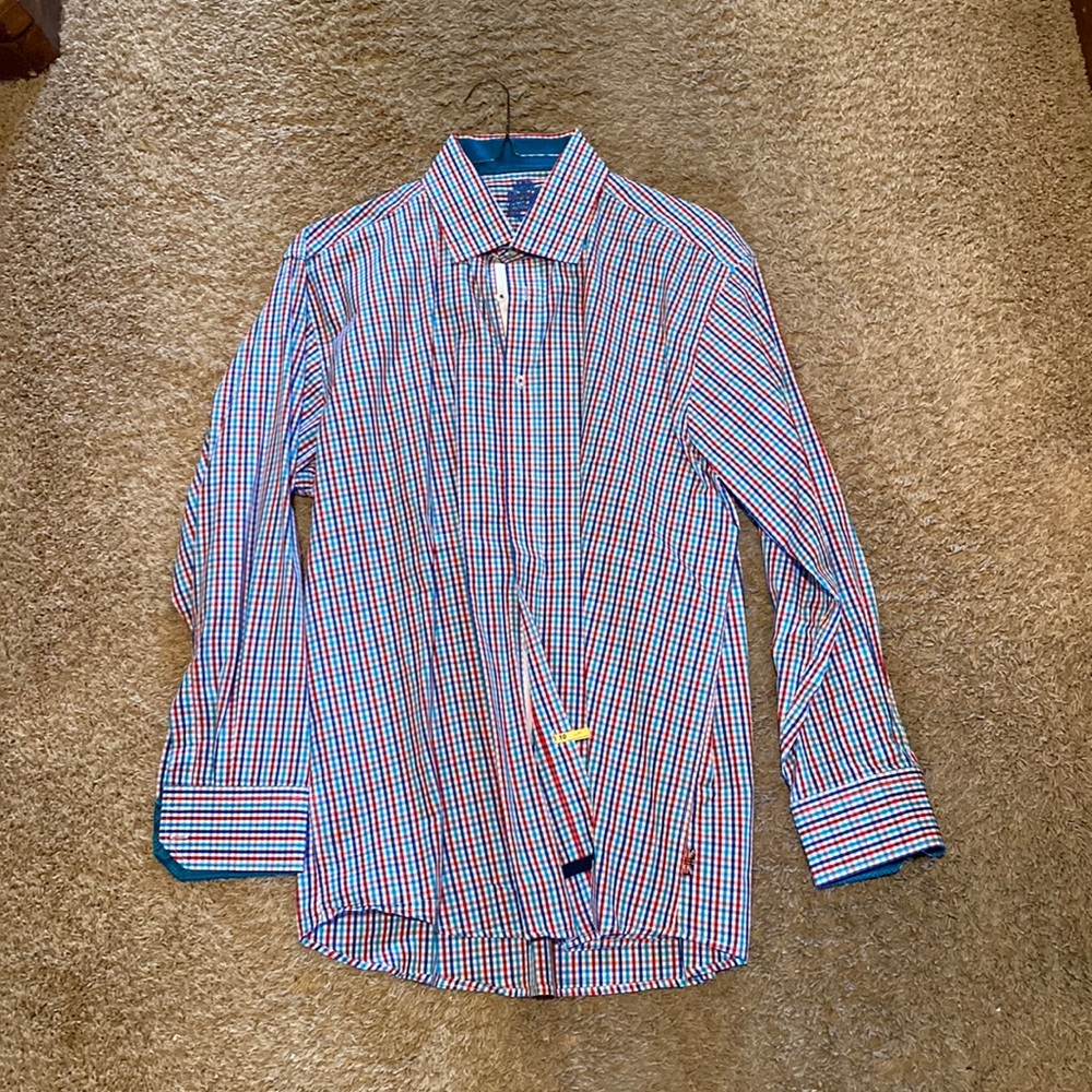 Mens English Landry striped dress shirt!